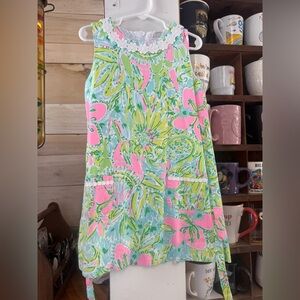 Colorful Floral Sleeveless Dress Lily Pulitzer size 6